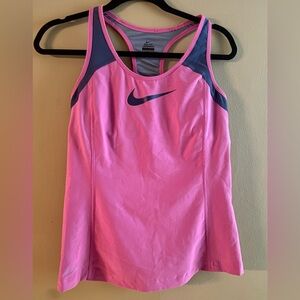 Nike dry fit tank top with built in support